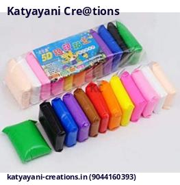 Set 12 Different Color Fluffy Foam Clay