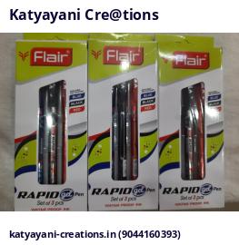 Flair Rapid Gel Pen (Set of 3)