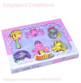 Lovely Angle Pcs Rattle - Colorful Baby Rattle Toy | Katyayani Creations
