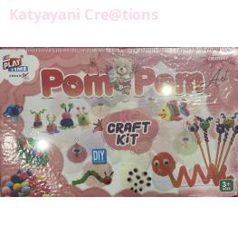 Fun and Creative Pom Pom Craft Toy for Kids - DIY Activity Set