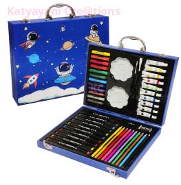 Space Theme Color Box with Multiple Coloring Kit – Creative and Fun Coloring Set for Kids | Katyayani Creations