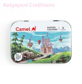 Camel Poster Color Set of 6 - Vibrant Colors for Creative Projects
