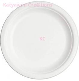 Biodegradable Disposable Plates Round Dish for Food Use and Throw