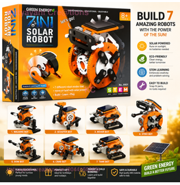7-in-1 Solar Robot Kit