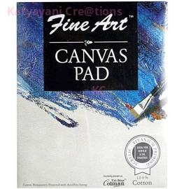Pidilite 12x16 Inch Cotton Acid-Free Canvas Pad for Artists & Sketching - Premium Archival Quality Paper