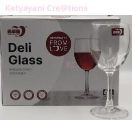 6-Piece Set of Elegant Red Wine Glasses for Stylish Home Entertaining