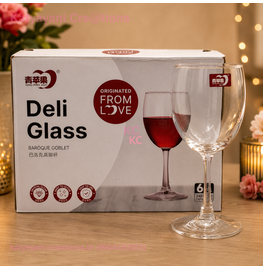 Red Wine Glasses Set of 6