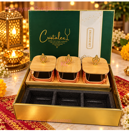 Crystal Glass Dry Fruit Set