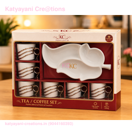 Rose Gold 7-Piece Crockery Set