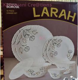 BOROSIL Larah 10pc Dinner Sets