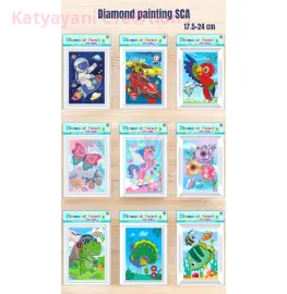 Tiny Acrylic Diamond Painting SCA For Kids