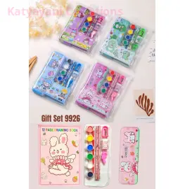 Drawing Book Eraser Pencil Box Sharpener Pencil Painting Brush Color