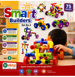 Smart Builders Pipe Blocks 75 Piece