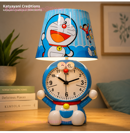 Kids Table LED Lamp with Clock