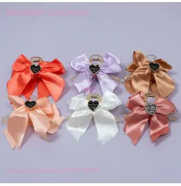 Elegant Satin Bow Hair Claw Clip