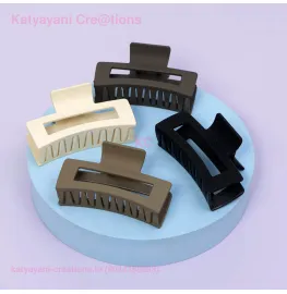 Korean style Matt hair claw