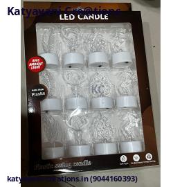 Candle Light with Shapes LED (Set of 12)