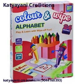 Color and Wipe Alphabet Learning Kit | Katyayani Creations
