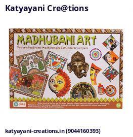Madhubani Art Painting Set for Kids and Adults, Traditional Folk Art Kit