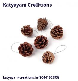 Pine Wood Cones Hangings