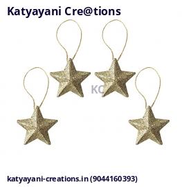 Christmas Hangings Golden Stars