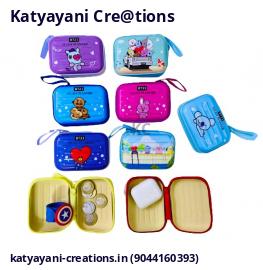 Double Sided Rectangular Multicolour Pouch