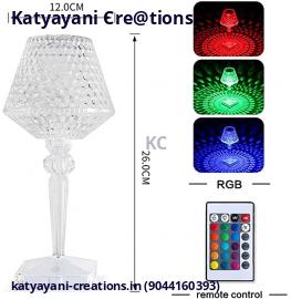 Diamond Night Lamp Touch LED - Elegant & Modern Lighting | Katyayani Creations