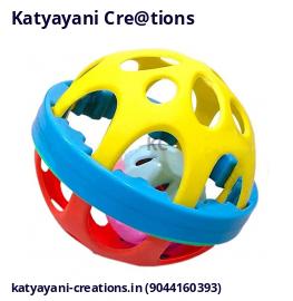 Soft Biggie Ball Teether Rattle Toy | Katyayani Creations