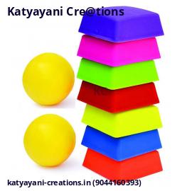 Lagori Game (Pithu Game With Multicolored Tiles)