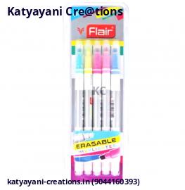 Flair Erasable Highlighters - Perfect for Effortless Marking and Correction