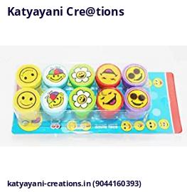 Smile Emoji Cartoon Self Inking Stamp for Office Stationery