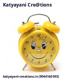 Metal Alarm Clock - Classic and Reliable Timepiece for Timely Mornings | Katyayani Creations