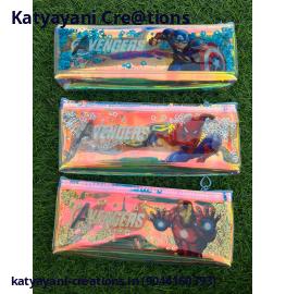Glitter Pencil Pouch, Waterproof Pencil Case, Stationery Organizer