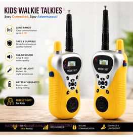 Kids Walkie Talkie - Fun and Durable Communication for Kids