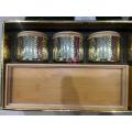 Elegant Crystal Glass Dry Fruit Set - Premium Home Decor Servingware