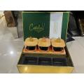 Elegant Crystal Glass Dry Fruit Set - Premium Home Decor Servingware