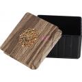 Multipurpose Storage Container with Lid | Elegant Black & Brown Home Decor Crockery for Stylish Living Spaces