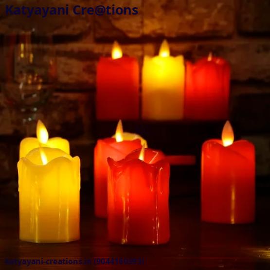 Candle With Light Small LED (Single)
