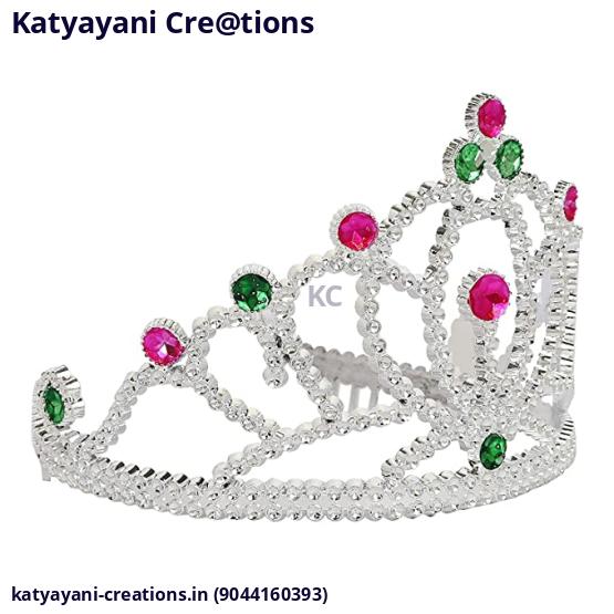 Tiara Crown with Pink Stone
