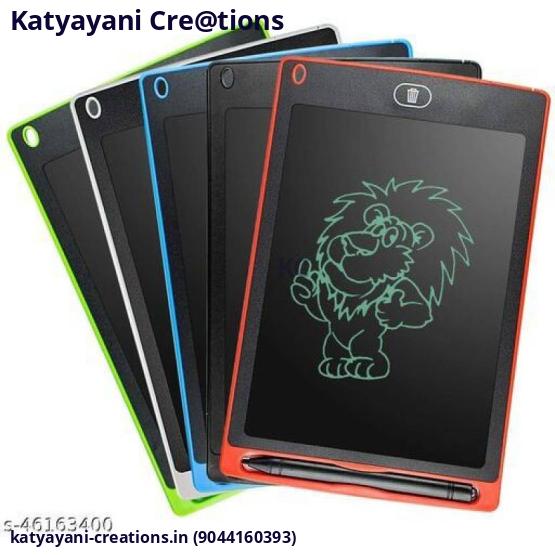 Colored LCD Re-Writable Writing Tablet Pad with Screen 21.5cm (8.5 Inch) for Drawing (Color Assorted)
