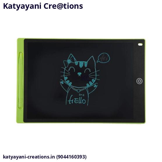 Colored LCD Re-Writable Writing Tablet Pad with Screen 21.5cm (8.5 Inch) for Drawing (Color Assorted)
