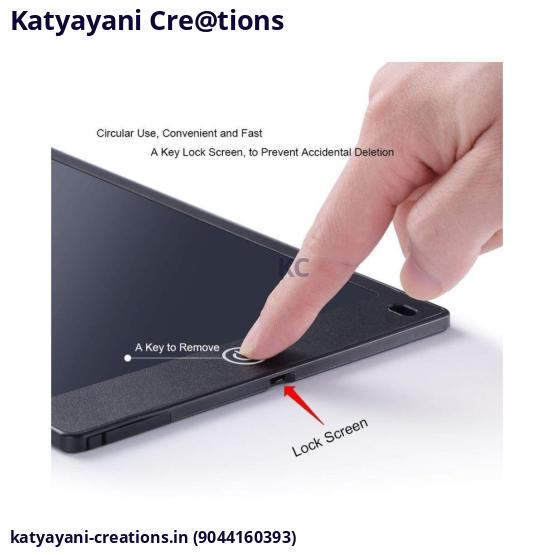 Colored LCD Re-Writable Writing Tablet Pad with Screen 21.5cm (8.5 Inch) for Drawing (Color Assorted)
