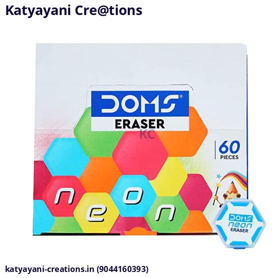 Neon Hex Dust Free Eraser