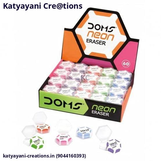 Neon Hex Dust Free Eraser