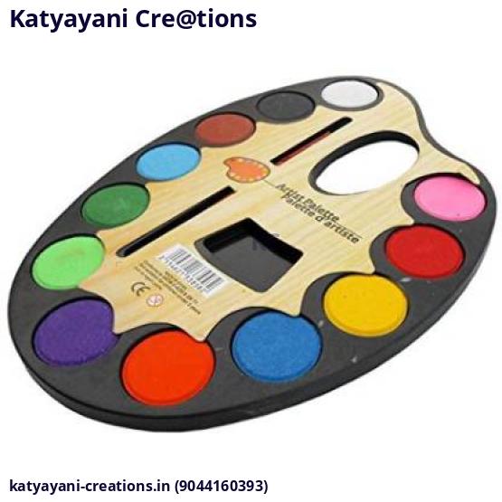 Water Color Plate for Kids