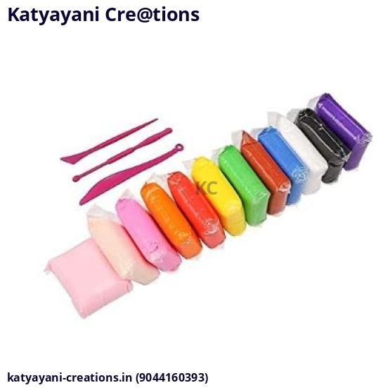 Set 12 Different Color Fluffy Foam Clay