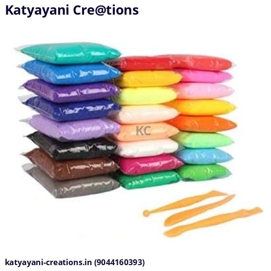 Set 12 Different Color Fluffy Foam Clay