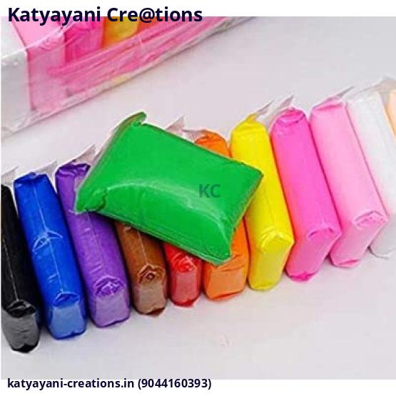 Set 12 Different Color Fluffy Foam Clay