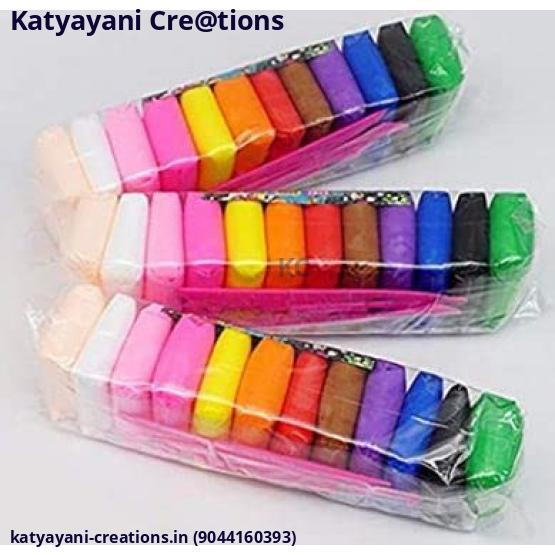 Set 12 Different Color Fluffy Foam Clay