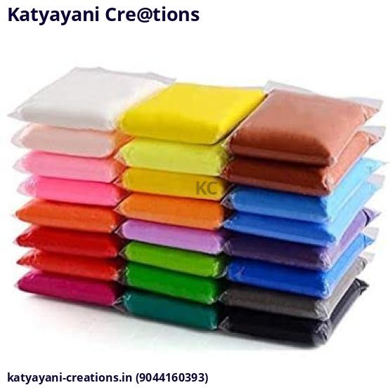 Set 12 Different Color Fluffy Foam Clay